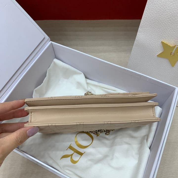 Dior Miss Mini Chain Handbag in Beige