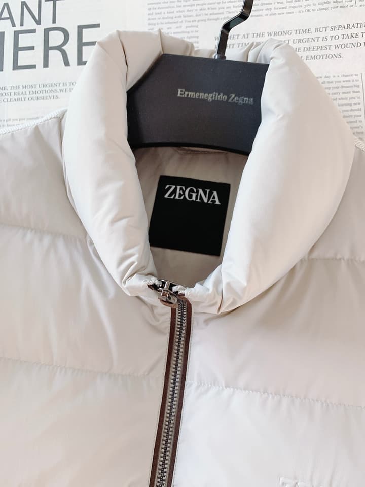 Zegna Spliced Down Puffer Jacket – 2025FW in Classic Black