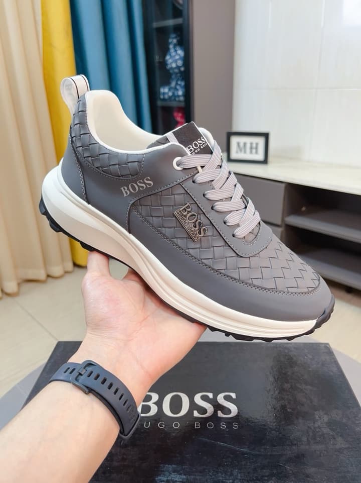 Boss Classic Suede and Waterproof Casual Sneakers