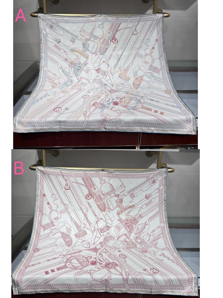 Hermès Stirrup Race Mix Double-Sided Silk Twill Scarf – 2025 Spring Collection