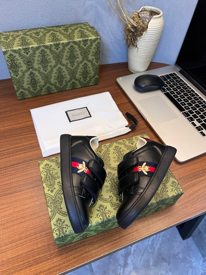 Gucci Kids Sheepskin-Lined Sneakers – Kids Collection
