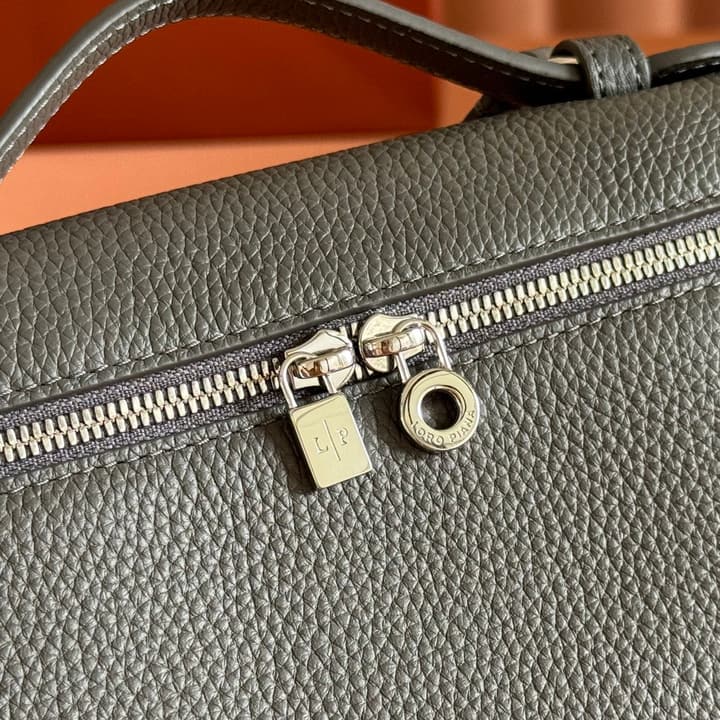 Loro Piana Extra Pocket L19 Crossbody Bag in Cream Gold Hardware