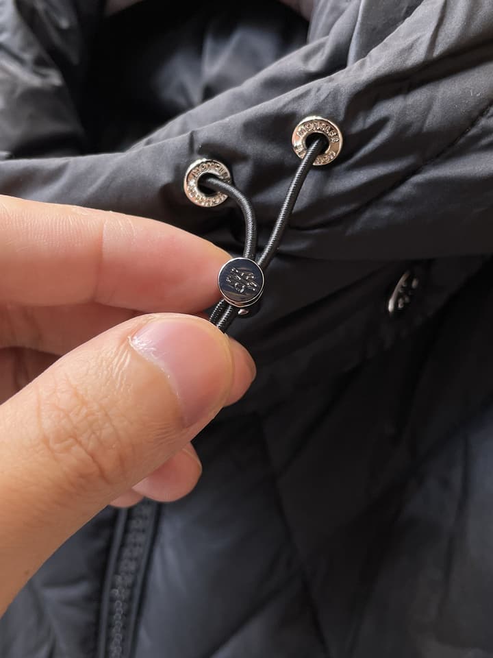 Moncler Structural Tailored Down Jacket – 2025 Collection in Diamond Quilted Black