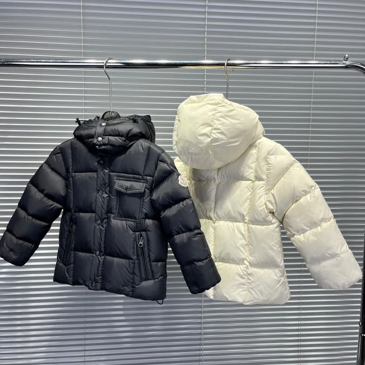 Moncler Detachable Hood Puffer Jacket – 25 Collection – Kids Collection in Black Puffer Jacket