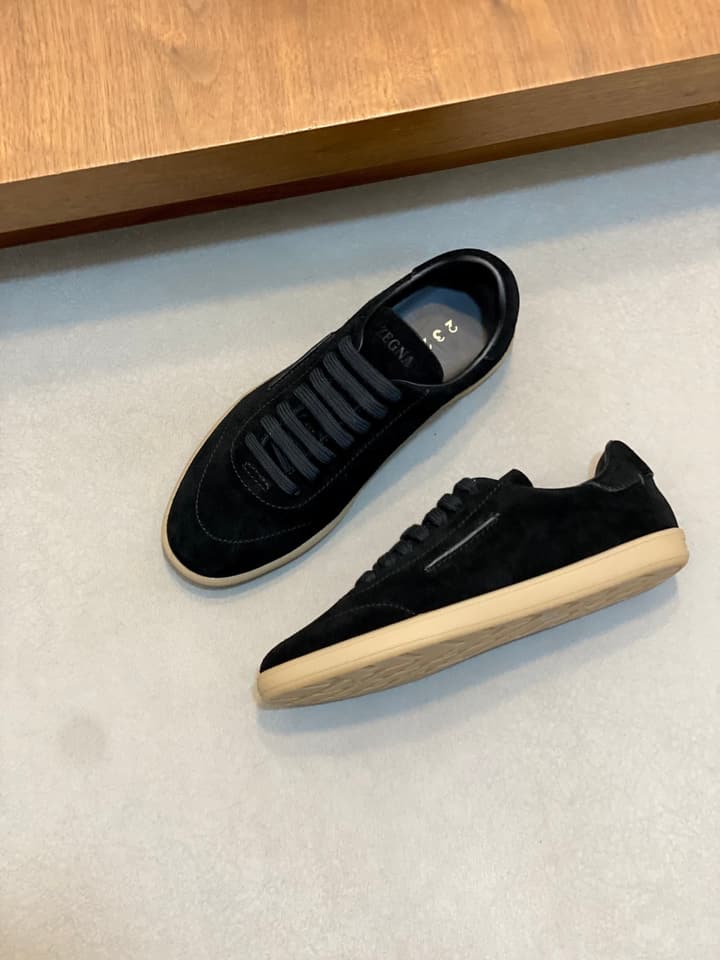 Zegna 232 Suede Sneakers – Spring/Summer Collection