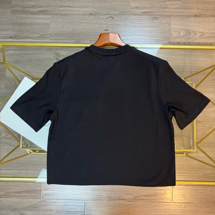 Moncler Logo Pocket Short Sleeve T-Shirt – 25SS in Deep Black