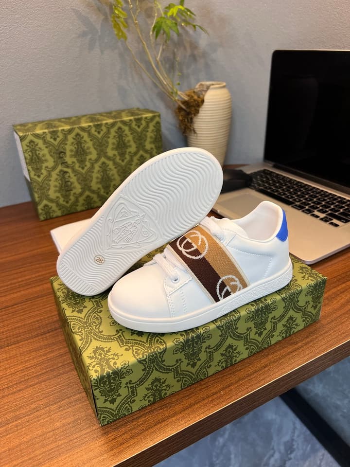 Gucci Kids Sheepskin-Lined Sneakers – Kids Collection