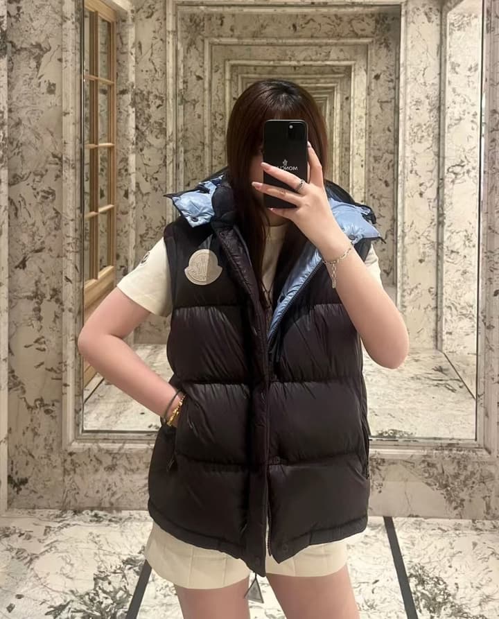 Moncler Cyclone Detachable Down Jacket – 2024FW in Black/Blue