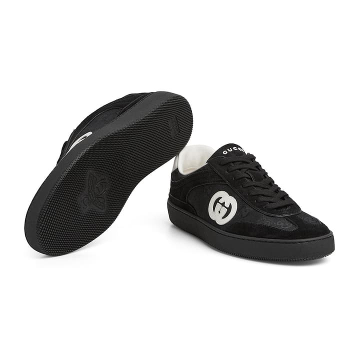 Gucci German Training Sneakers – 24SS in Black With White Logo