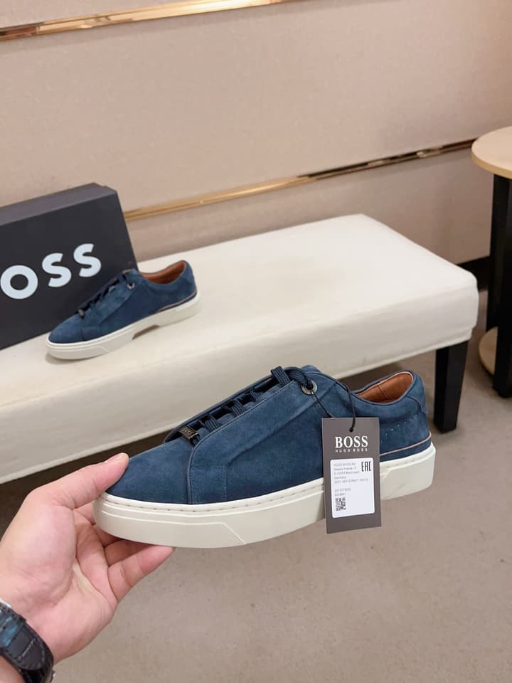 Boss Latest Casual Men's Sneakers in Black Monochromatic