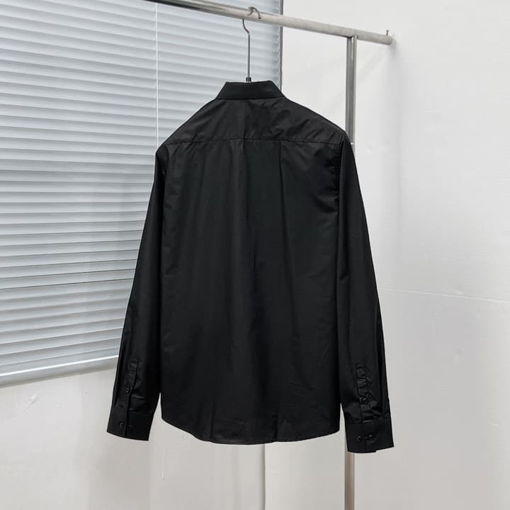 Dior Classic Silver CD Metal Waist Shirt in Black