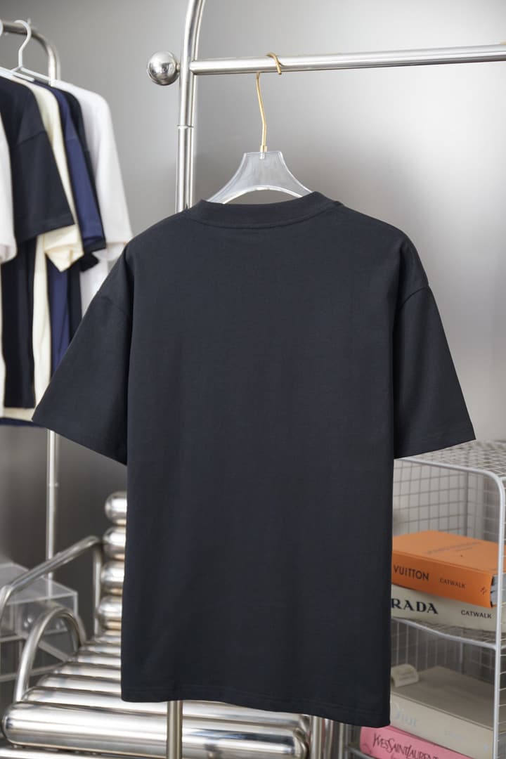 Amiri Embroidered Letter T-Shirt – 26SS Early Spring Collection in Black
