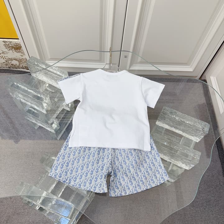 Dior Letter Print Cotton Set – 2026 – Kids Collection