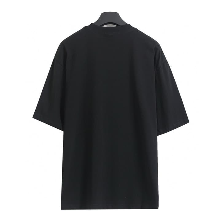 Balenciaga Inverted Garbled Letter Print T-Shirt – 26SS in Black