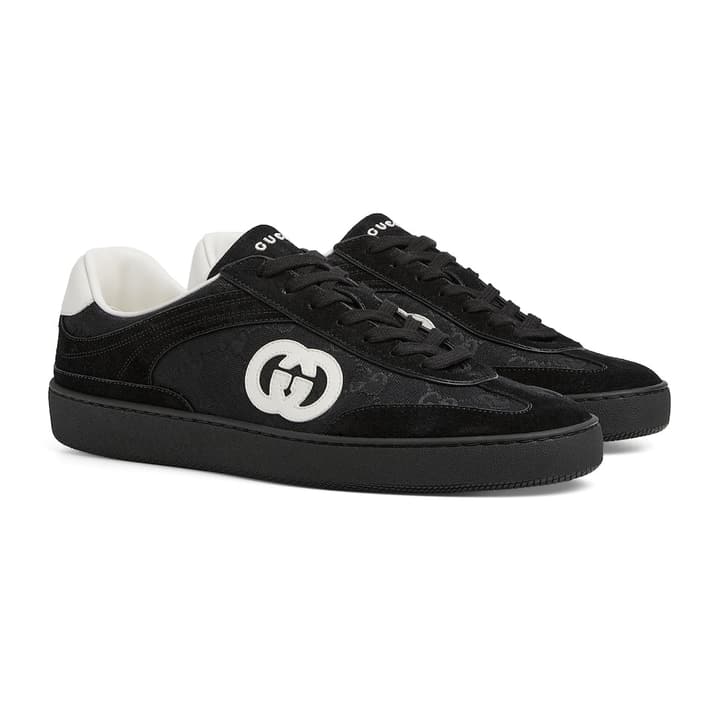 Gucci German Training Sneakers – 24SS in Black With White Logo