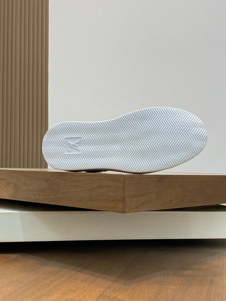 Louis Vuitton Nappa Leather Lightweight Sneakers in All White