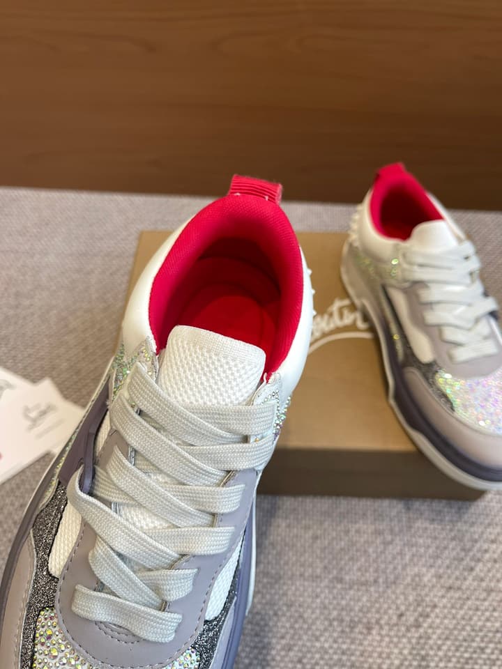 Christian Louboutin Astroloubi Color-Block Sneakers