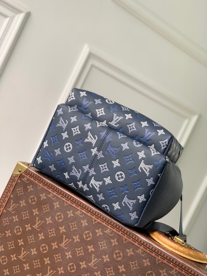 Louis Vuitton Discovery PM Backpack – Monogram Shadow in Navy Blue Monogram Shadow