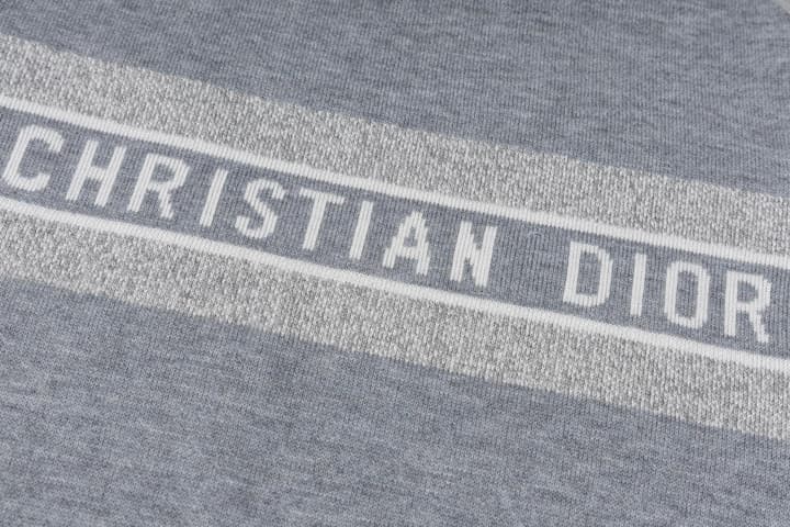 Dior Reversible Oblique Cashmere Crewneck Sweater – 25FW in Grey