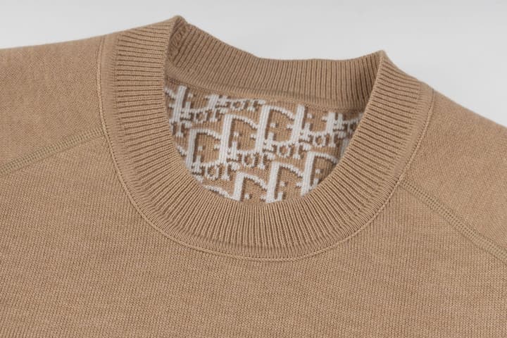 Dior Reversible Oblique Cashmere Crewneck Sweater – 25FW in Grey