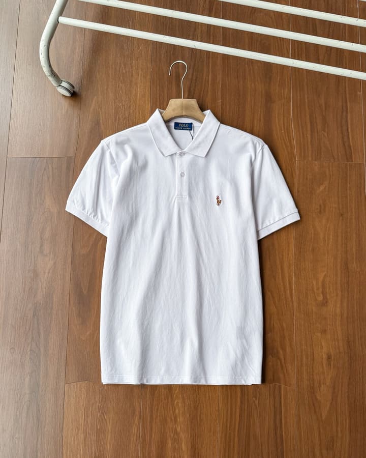 Ralph Lauren Small Pony Embroidery Cotton Polo Shirt – Summer Collection in Army Green
