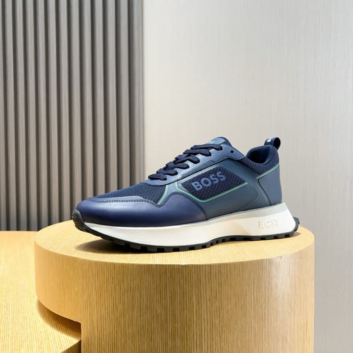 Boss Men's Luxury Sport Sneakers in Black