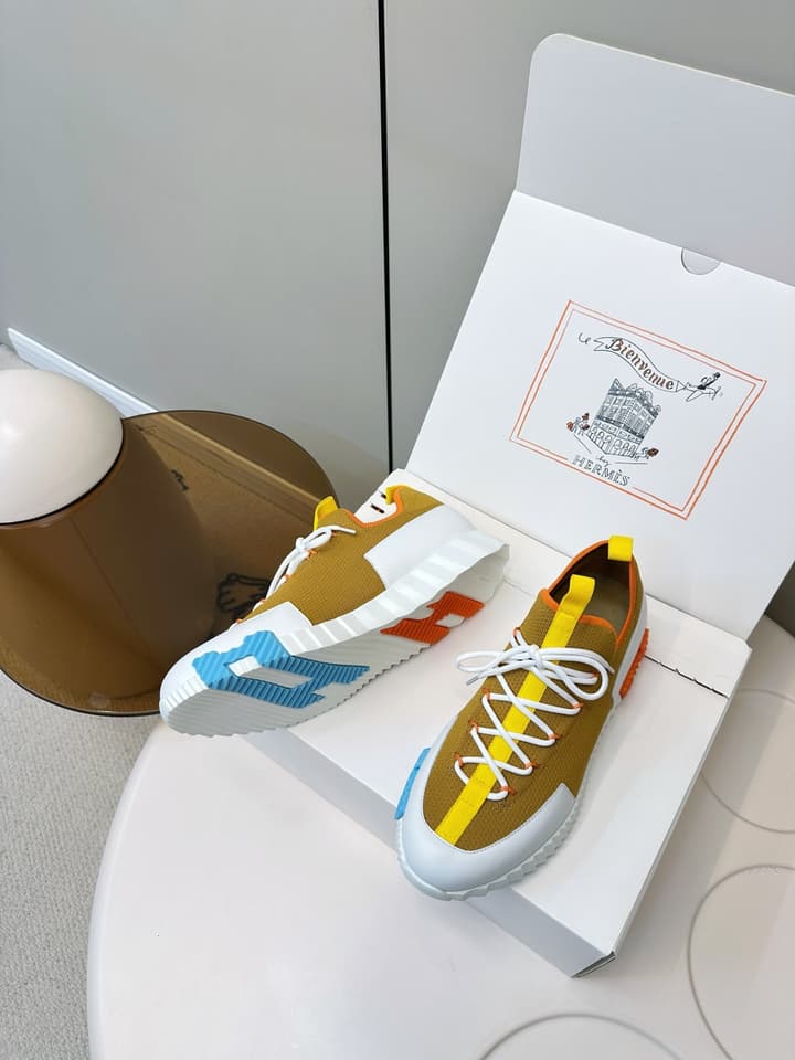 Hermes H Classic Couple Sneakers in Black