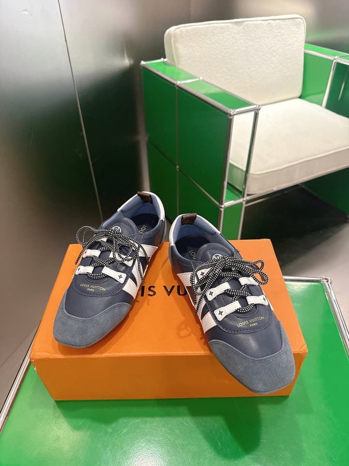 Louis Vuitton Sneakerina Ballet Sneakers in Chocolate Brown
