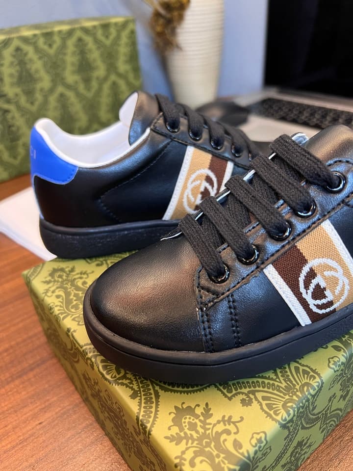 Gucci Kids Sheepskin-Lined Sneakers – Kids Collection