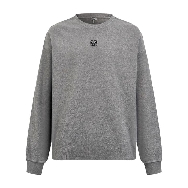Loewe Anagram Embroidered Long Sleeve Sweatshirt