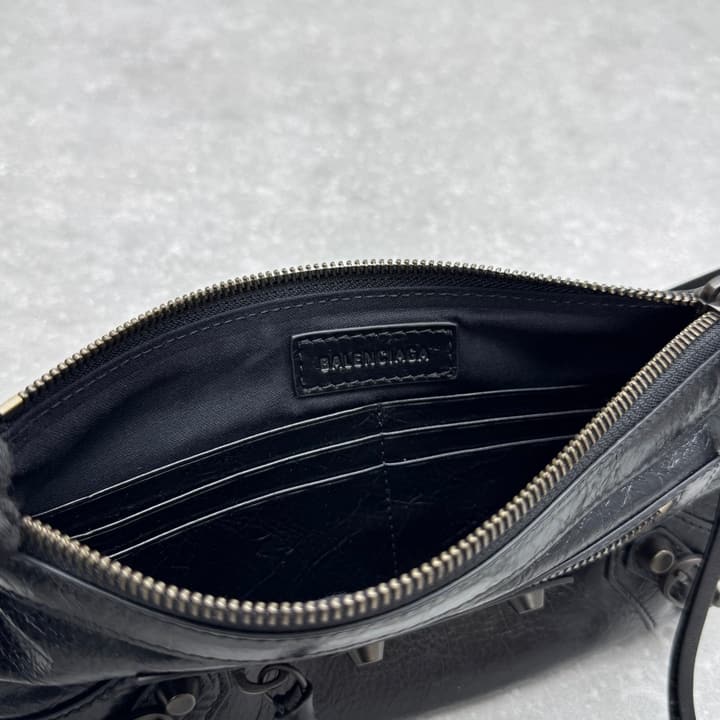 Balenciaga Le City Mini Shoulder Bag in Classic Black