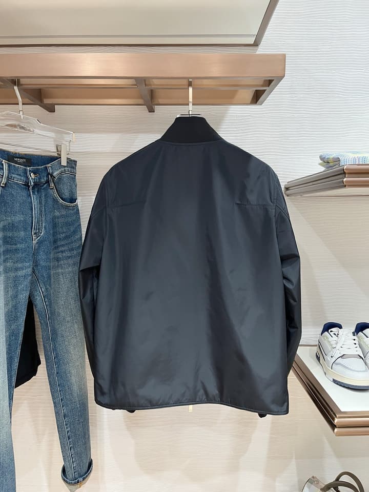 Dior Men's Casual Jacket – 2025FW in Dark Navy
