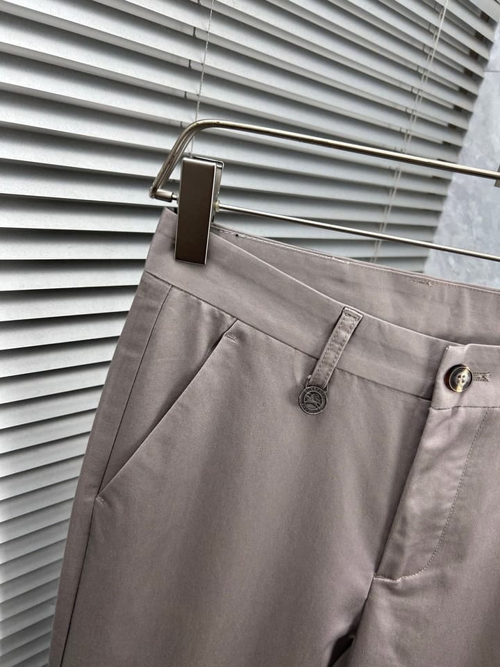 Burberry Tailored Casual Trousers – 2025SS in Camel Brown