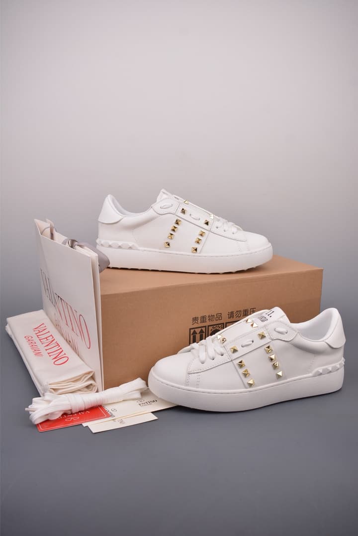 Valentino Rockstud Untitled Studded Quilted Sneakers – 2025 Collection