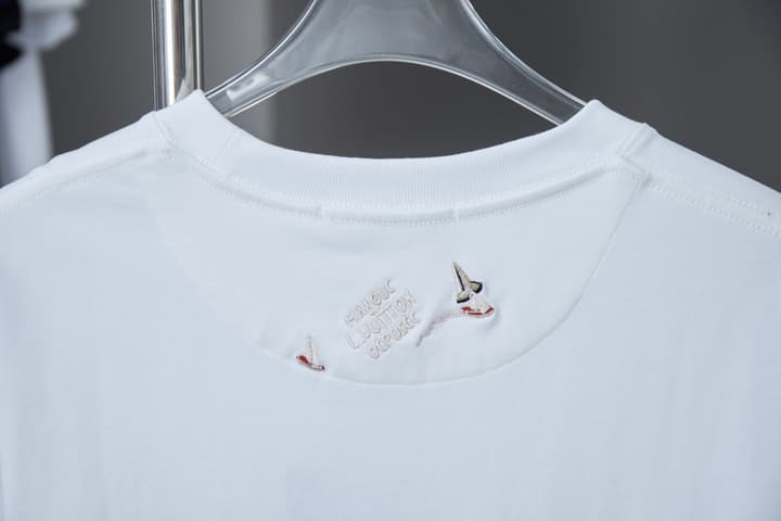 Louis Vuitton Colorful Embroidery Sailing Boat T-Shirt – 26SS Early Spring Collection in Black