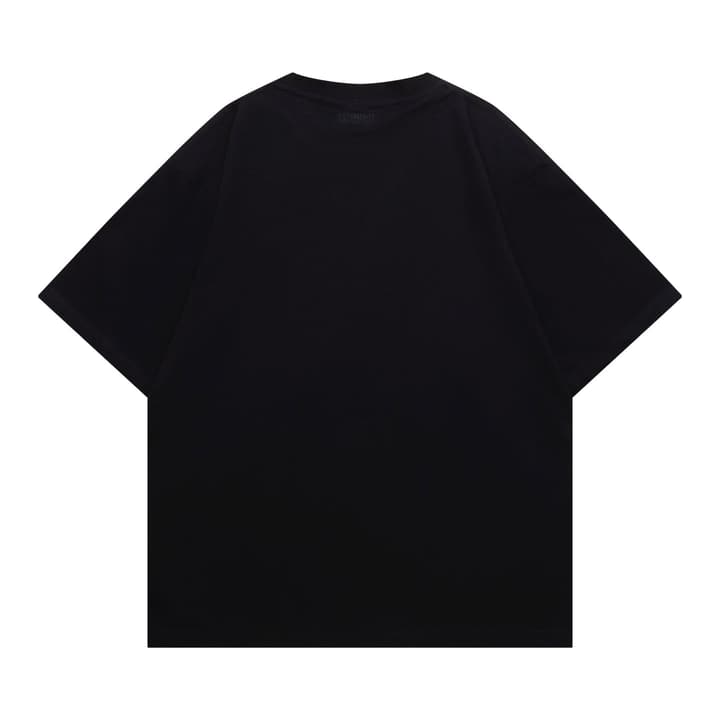 Vetements Red Letter Print Relaxed T-Shirt – Spring/Summer Collection in Black