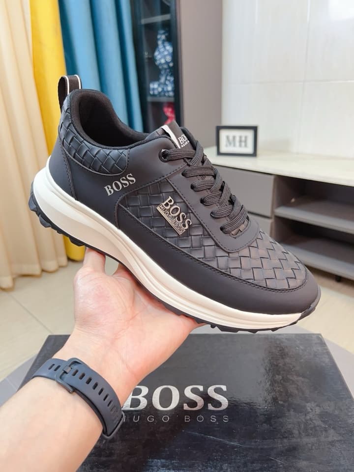 Boss Classic Suede and Waterproof Casual Sneakers
