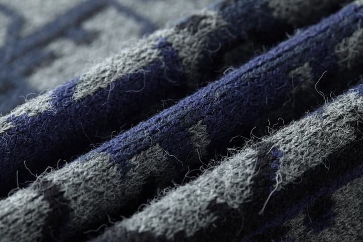 Dior Oblique Jacquard Wool Crewneck Sweater – 2026SS in Navy Oblique With Light Blue Trim