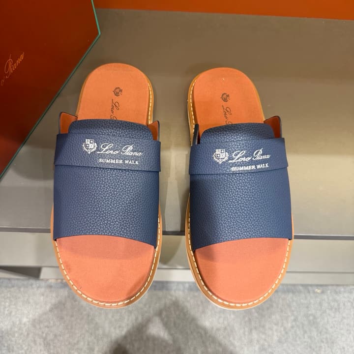 Loro Piana Summer Walk Crisscross Mules