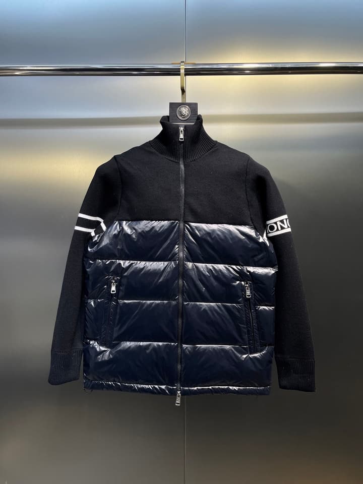Moncler Men's Padded Wool Down Cardigan