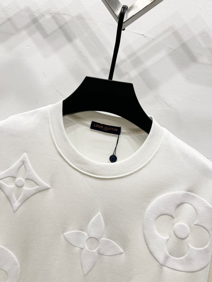 Louis Vuitton Monogram Clover Print Oversized T-Shirt in White
