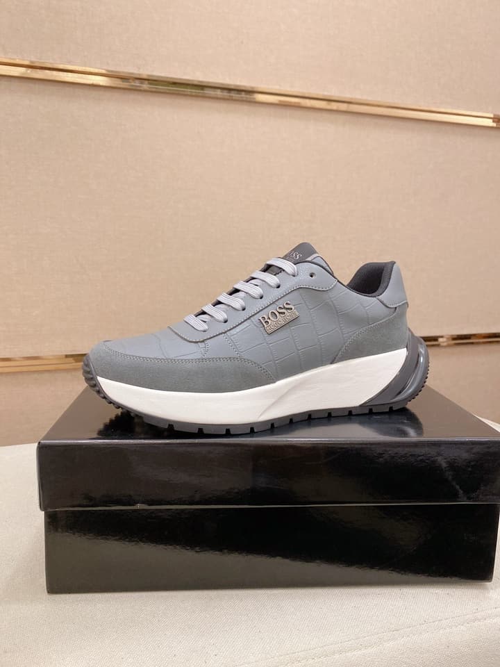 Boss Latest Casual Men's Sneakers in Dark Gray
