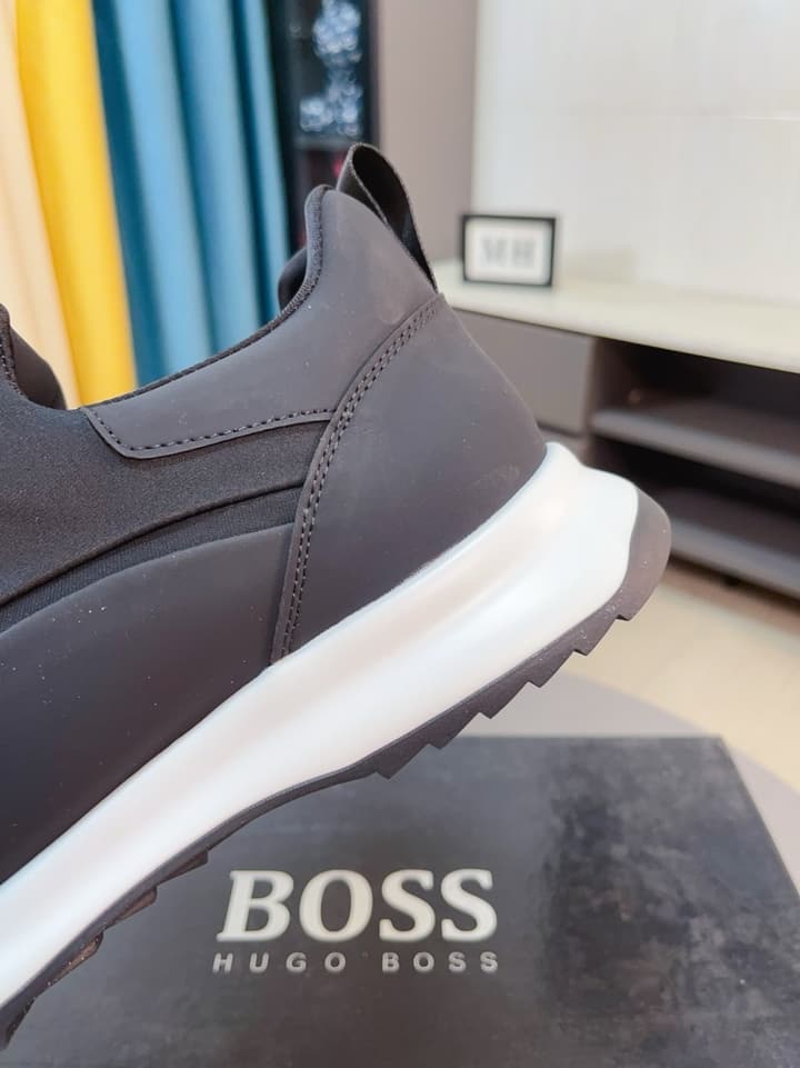 Boss Classic Suede and Waterproof Casual Sneakers