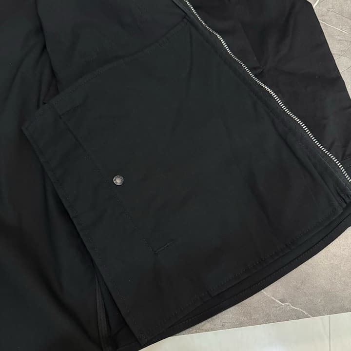 Moncler Pocket Zipper Jacket in Classic Black