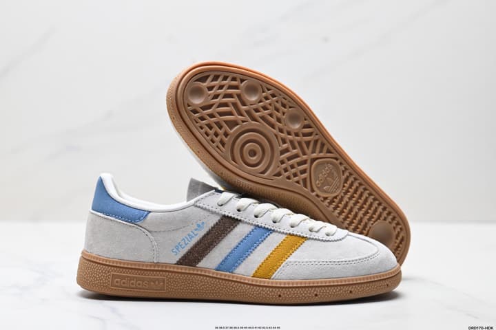 Adidas Handball Spezial Retro Suede Sneakers in Burgundy White Stripes