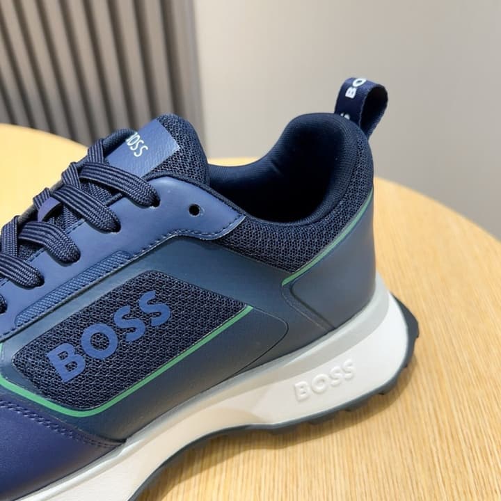 Boss Men's Luxury Sport Sneakers in Black