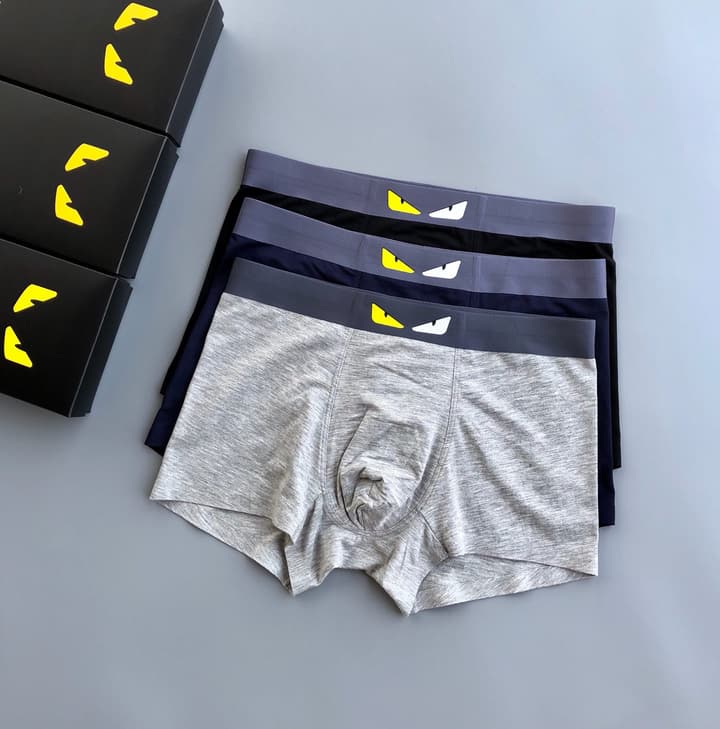 Fendi Seamless Modal Boxer Briefs 3-Pack