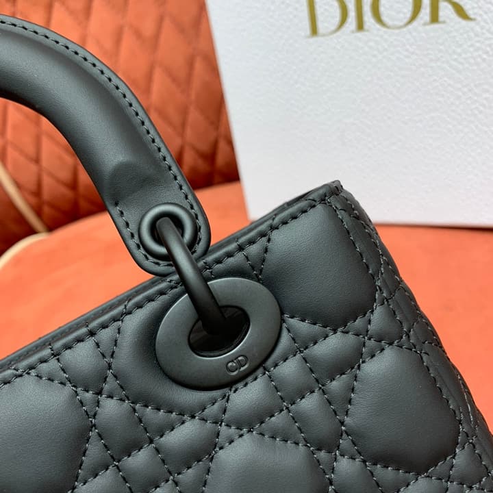 Dior Lady Dior Classic Matte Handbag
