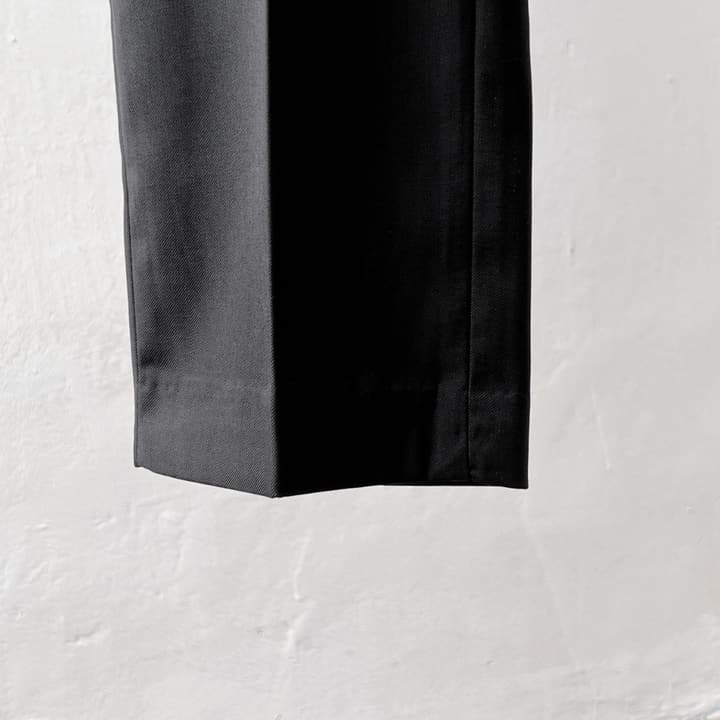 Dior Black Corduroy Peak Lapel Trousers