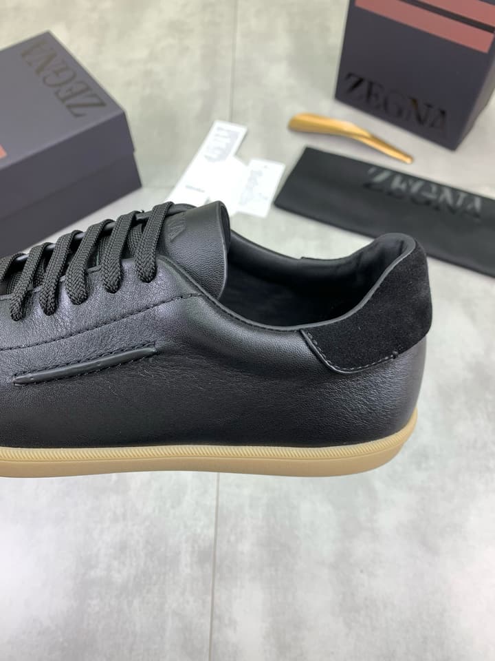 Zegna 232 Suede Calfskin Sneakers